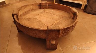 tavolo etnico contenitore da salotto