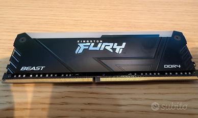 Kingston Fury Beast 16G DDR4 3200 CL16 RGB XMP RAM