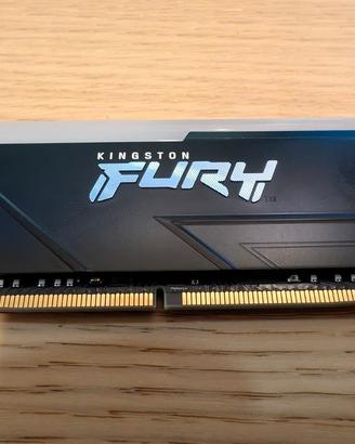 Kingston Fury Beast 16G DDR4 3200 CL16 RGB XMP RAM