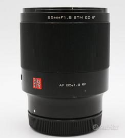 Viltrox 85 mm f 1.8 attacco canon RF