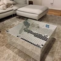 Tavolino da Caffé Design Mosaico Specchiato