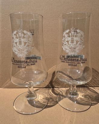 12 Bicchieri Birra Menabrea 150'anniversario 0.4L