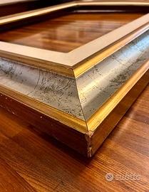 Cornice color argento e oro per quadri 50x70