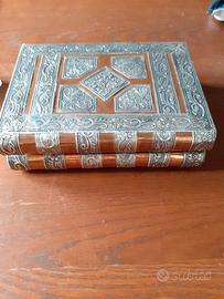 Scatola decorativa vitage porta gioielli 