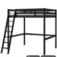 Letto a soppalco IKEA modello stora nero