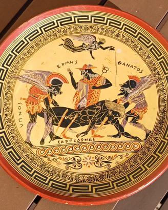 piatto greco ornamentale 