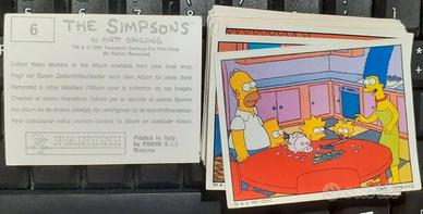 Lotto Figurine Panini album 1 serie i Simpson 1991