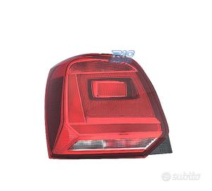 FANALE SINISTRO WV VOLKSWAGEN POLO 6C 14-17 ROSSO 