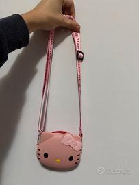 Borsetta Tracolla Hello Kitty Silicone Rosa