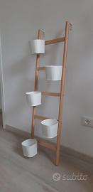 Scala ikea in bambù decorativa