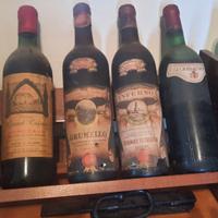 Bottiglie vino collezione anni 40/70