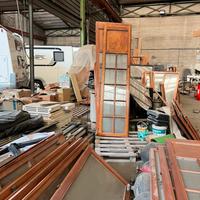 Finestre legno douglas con  vetri doppi