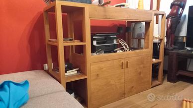 mobile con acquario incorporato 