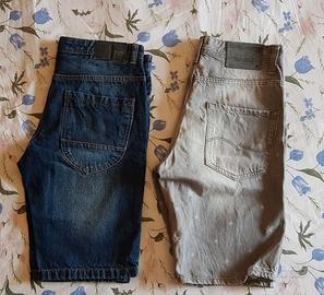 2 Pantaloncini jeans tg. S