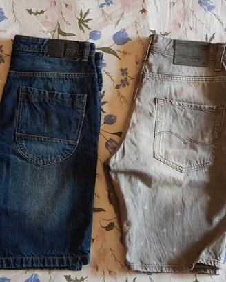 2 Pantaloncini jeans tg. S