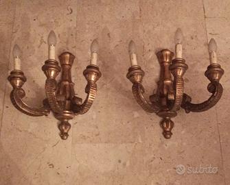 APPLIQUE IN LEGNO DORATO €20