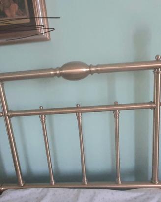Letto singolo in ottone , disponibili 2 pezzi