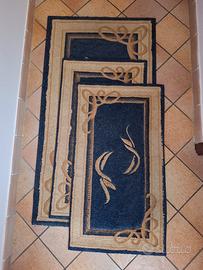 set 3 tappeti camera da letto