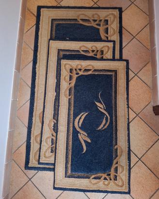 set 3 tappeti camera da letto