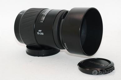Obiettivo lente zoom Sony Minolta 70-210 AF3.5 4.5