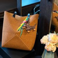 Loewe Luna borsa ascellare marrone