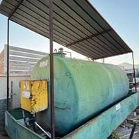 Cisterna serbatoio elettropompa vasca e copertura