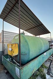 Cisterna serbatoio elettropompa vasca e copertura