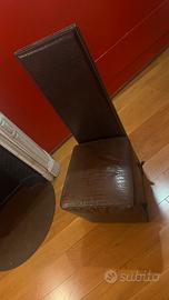 Sedie Rugiano in pelle n.8