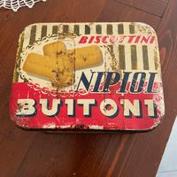 Scatola di latta Buitoni.