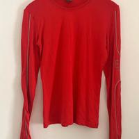 T-shirt Emporio Armani EA7 rossa donna taglia L