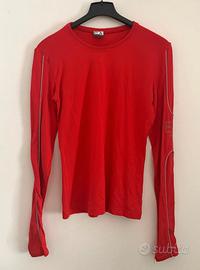 T-shirt Emporio Armani EA7 rossa donna taglia L
