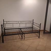 Divano letto in ferro battuto
