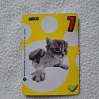 Carta Da Gioco Scartamici Numero 7 - Pukki - Gatto