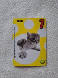 Carta Da Gioco Scartamici Numero 7 - Pukki - Gatto