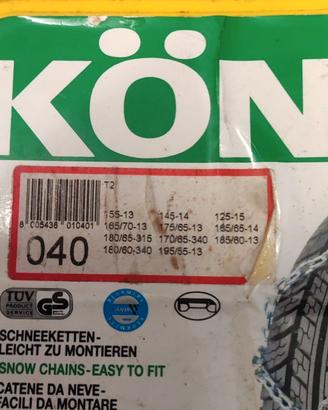 CATENE DA NEVE KONIG 40