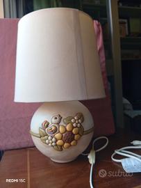 Lampada THUN Country grande con girasole e uccelli
