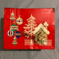 Grande scatola in latta natalizia Alemagna natale