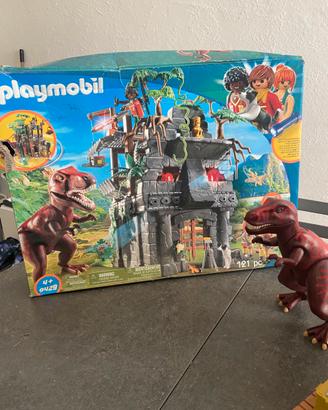 Playmobil Campo base e t-rex 9429