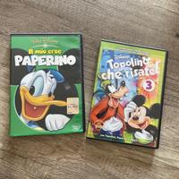 2 dvd Disney topolino e paperino