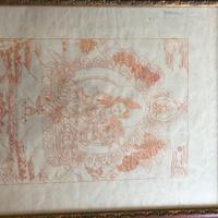 Antico Mandala orientale da collezione