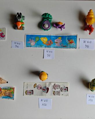 4° Lotto di 8 Sorpresine Kinder Ferrero (K00)