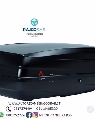 BOX BAULE PORTATUTTO BICUBE 400 NERO OPACO MARCA G