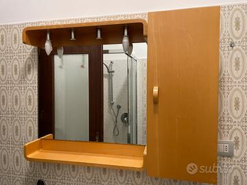 Mobile specchio bagno modernariato