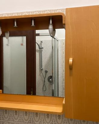 Mobile specchio bagno modernariato