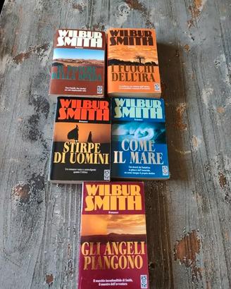 Lotto 5 libri Wilbur Smith