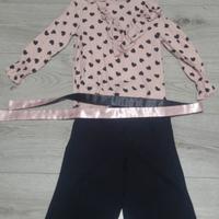 Completo bambina maglia pantalone 4 5 anni origina