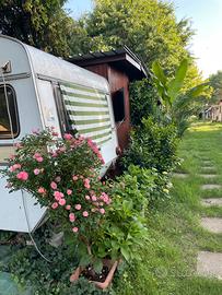 Roulotte stanziale con preingresso in legno,Civate