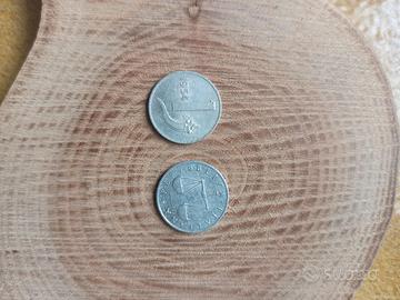 Monete 1 lira 1954