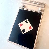 Segnapunti vintage giochi carte metallo smaltato