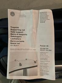 Barre da tetto volkswagen passat del 2009